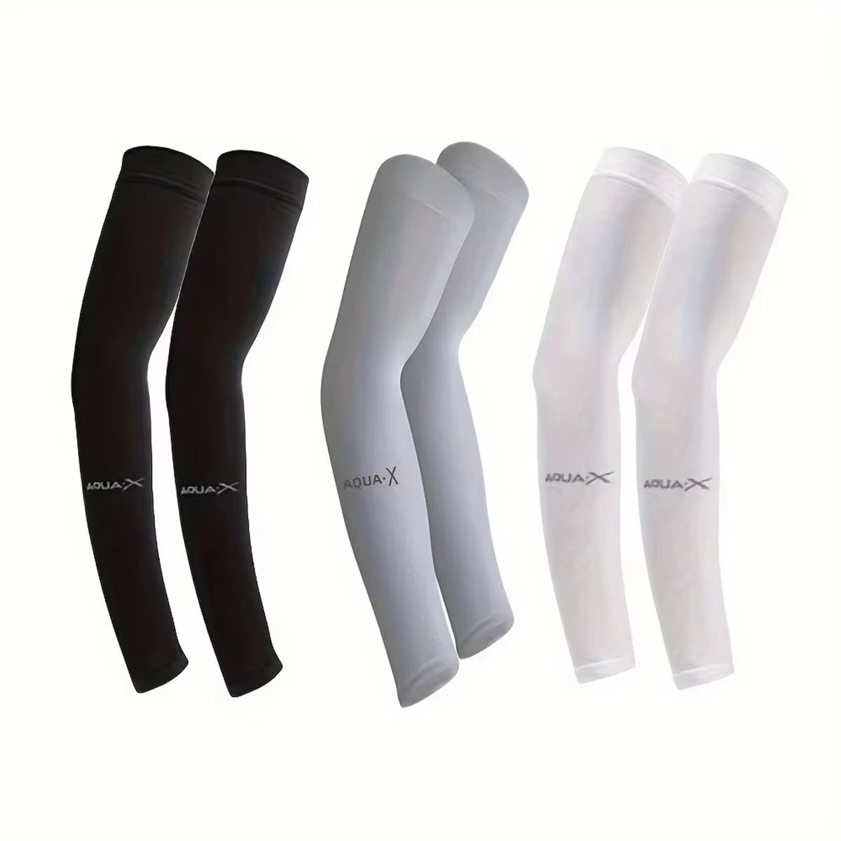 Ultimate 3-Pack Ice Silk Sun Protection Arm Sleeves for Men and Women - Perfect for Outdoor Cycling!