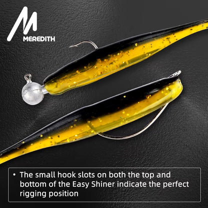 MEREDITH Easy Shiner Fishing Lures - Versatile Silicone & Plastic Wobblers for Carp Fishing (Available in 50mm, 65mm, 75mm, 100mm)