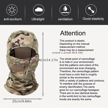 Ultimate Tactical Windproof Balaclava for Cycling, Outdoor Adventures, and Winter Sports
