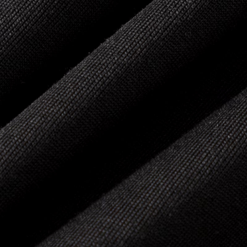 Men's Black Long Sleeve Base Layer Set - Ultimate Comfort for Autumn/Winter Fitness & Casual Wear (2/4 Pieces)