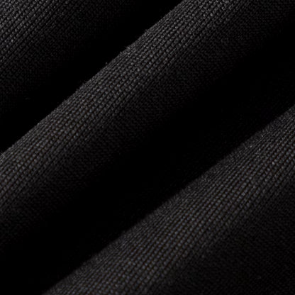 Men's Black Long Sleeve Base Layer Set - Ultimate Comfort for Autumn/Winter Fitness & Casual Wear (2/4 Pieces)