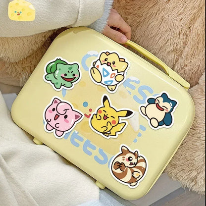 50-Piece Kawaii Anime Pokémon Sticker Set - Adorable Pikachu Decals for Laptops, Luggage, Skateboards, and Phones - Perfect Gift for Kids!