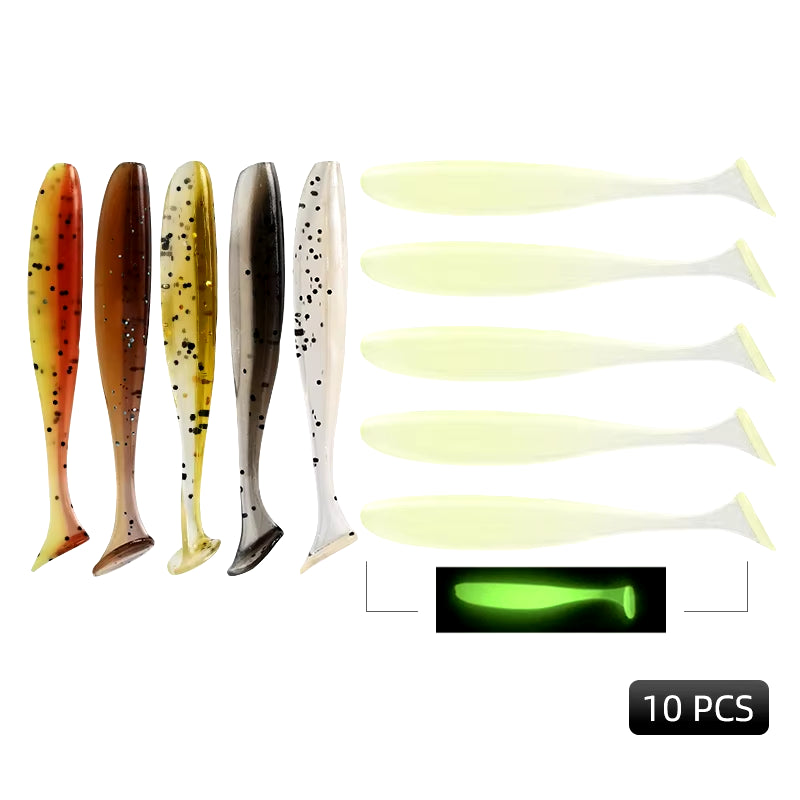 MEREDITH Easy Shiner Fishing Lures - Versatile Silicone & Plastic Wobblers for Carp Fishing (Available in 50mm, 65mm, 75mm, 100mm)