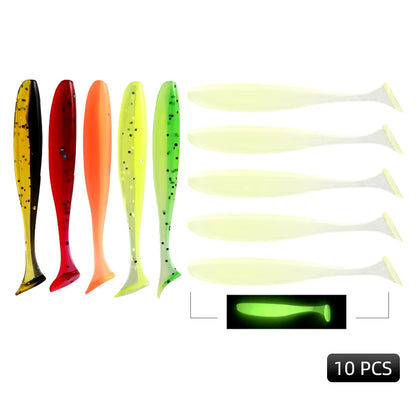 MEREDITH Easy Shiner Fishing Lures - Versatile Silicone & Plastic Wobblers for Carp Fishing (Available in 50mm, 65mm, 75mm, 100mm)